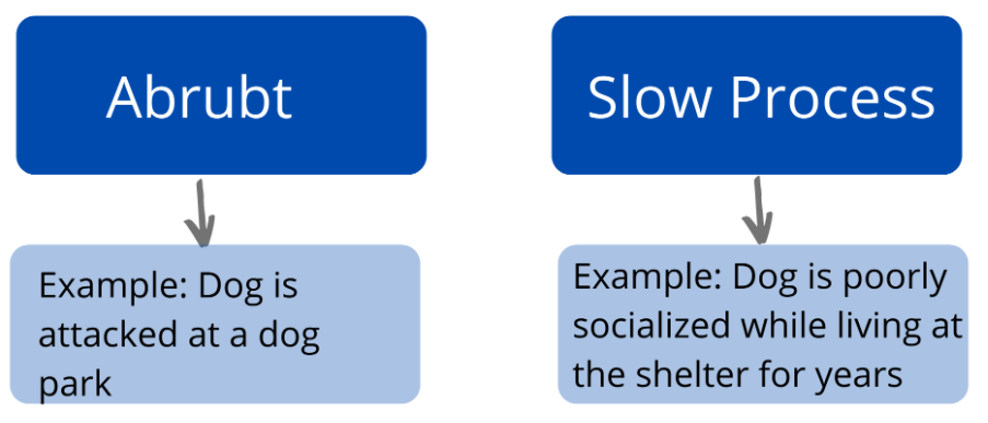diagram showing fear reactivity development